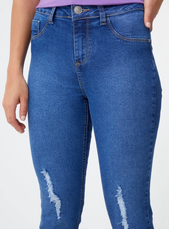 JEANS MUJER INDEX KATE PITILLO RASGADO - 4