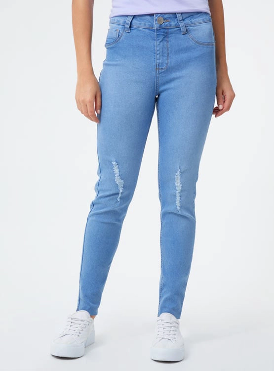 JEANS MUJER INDEX KATE PITILLO RASGADO - 1