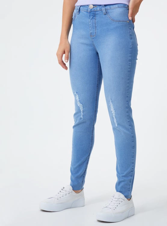 JEANS MUJER INDEX KATE PITILLO RASGADO - 3