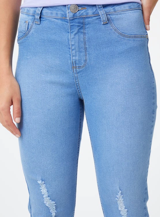 JEANS MUJER INDEX KATE PITILLO RASGADO - 4