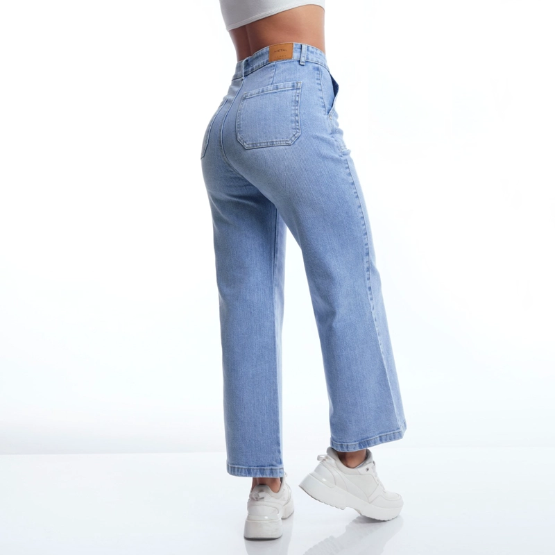 JEANS STRAIGHT MUJER METAL JEANS KIM - 3