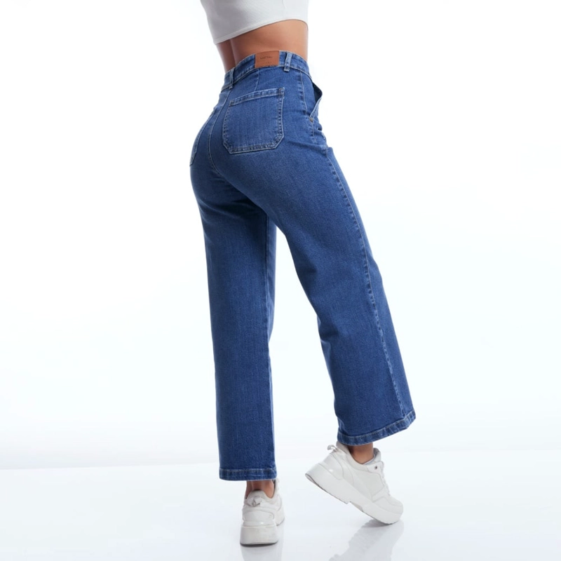 JEANS STRAIGHT MUJER METAL JEANS KIM - 3