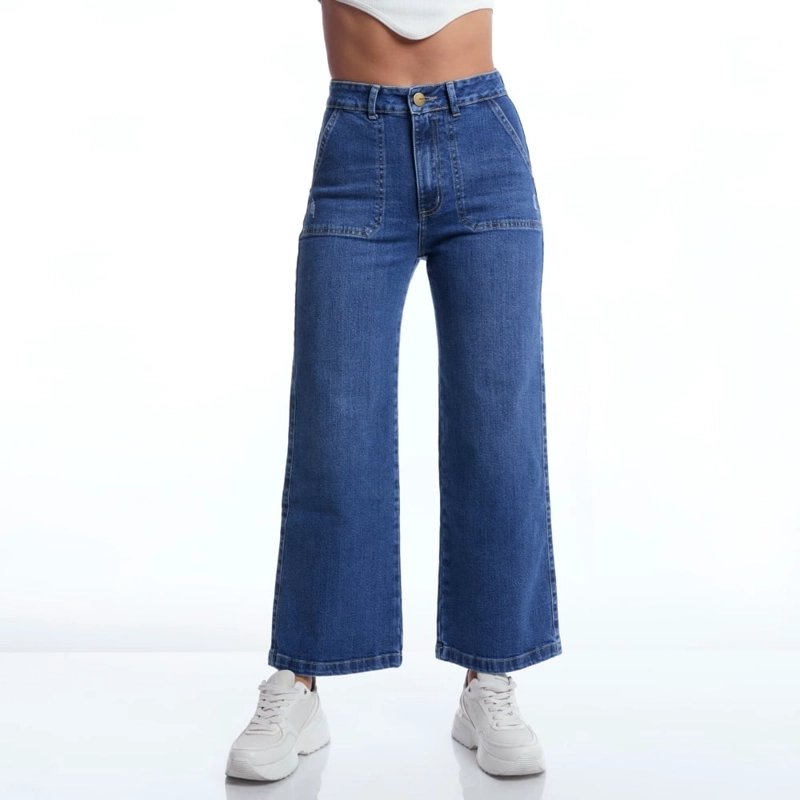 JEANS STRAIGHT MUJER METAL JEANS KIM - 4