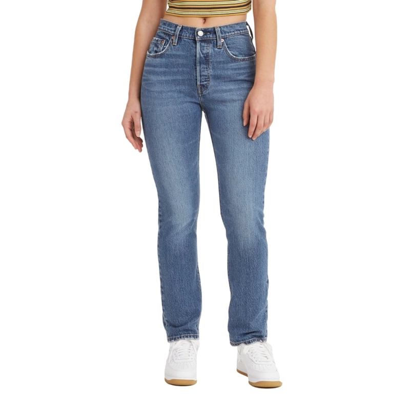 JEANS RECTO MUJER LEVI'S AZUL 501 - 1