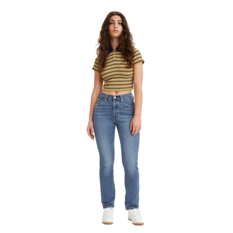 JEANS RECTO MUJER LEVI'S AZUL 501 - 4