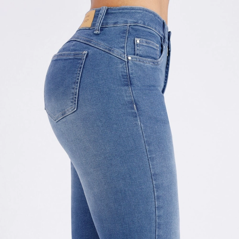 JEANS FLARE MUJER KANSAS - 4