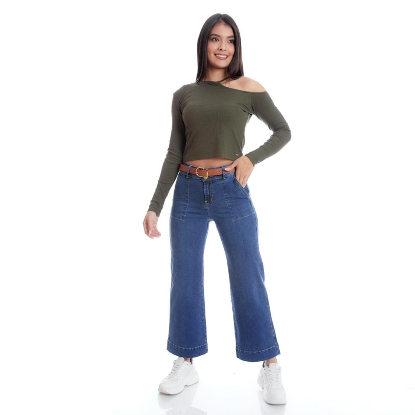 JEANS CULOTTE MUJER METAL JEANS ALONDRA - 4
