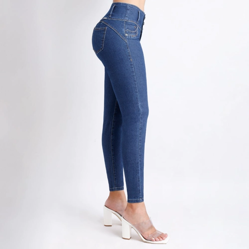 JEANS SKINNY MUJER KANSAS AZUL - 2
