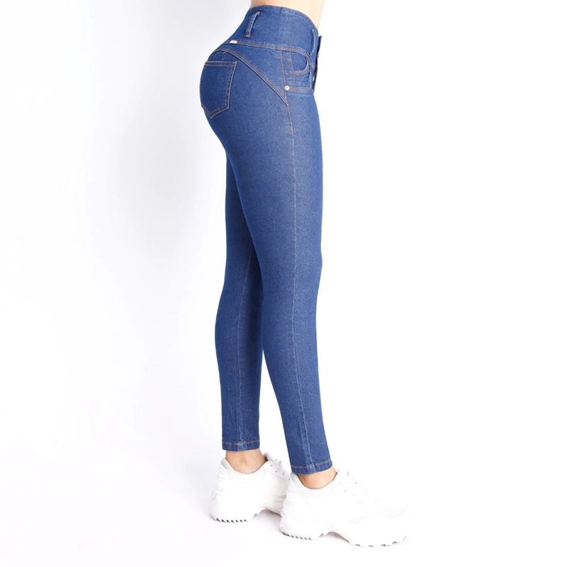JEANS SKINNY MUJER KANSAS CELESTE 011626A - 2