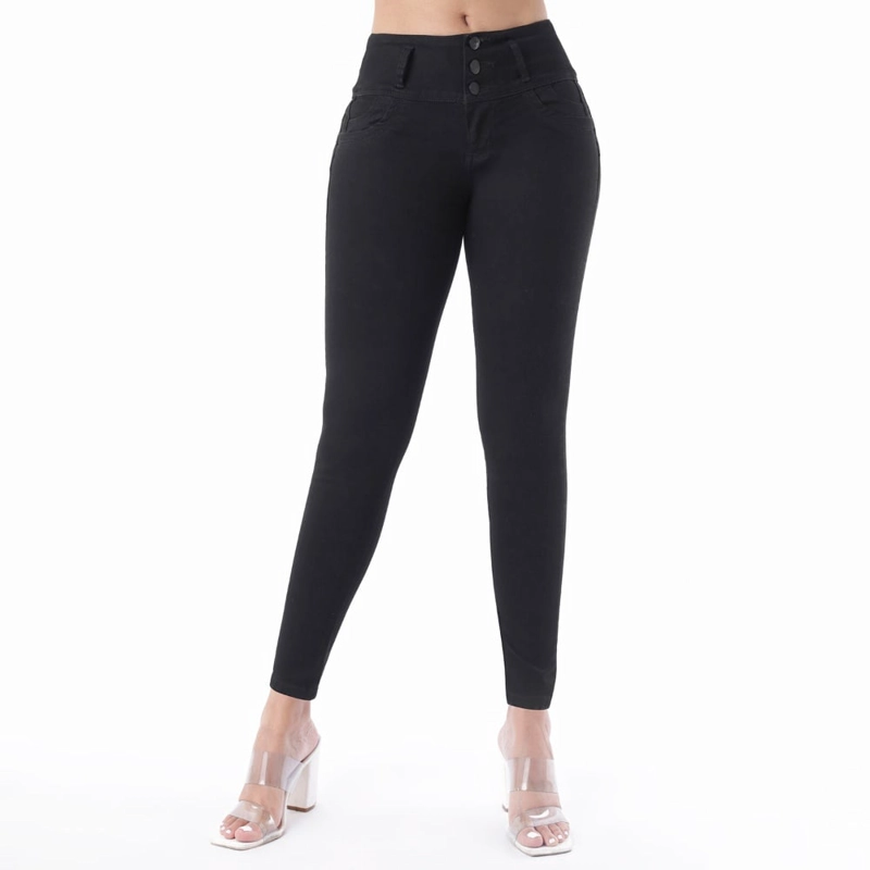 JEANS SKINNY MUJER KANSAS NEGRO 011626B - 1