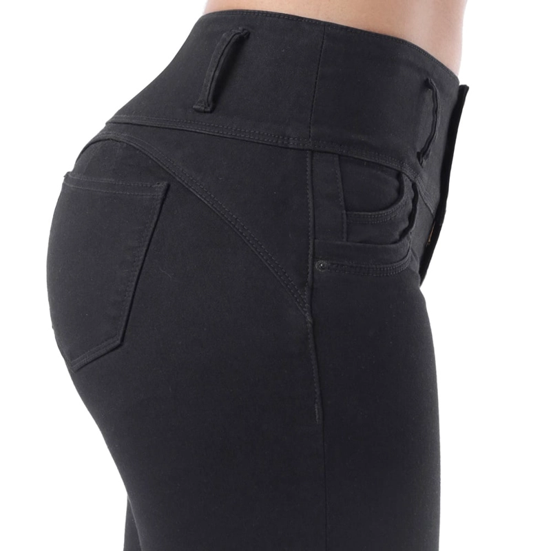 JEANS SKINNY MUJER KANSAS NEGRO 011626B - 4