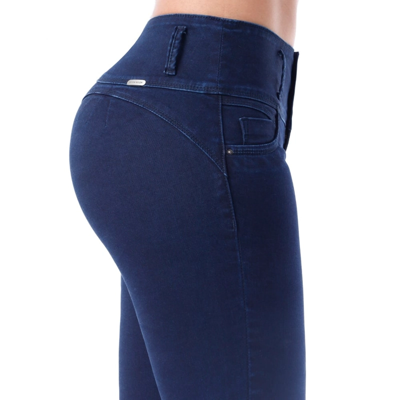 JEANS SKINNY MUJER KANSAS AZUL - 4
