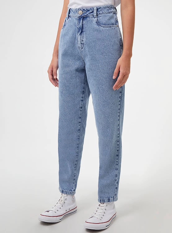 JEANS ALGODÓN MOM MUJER INDEX - 3
