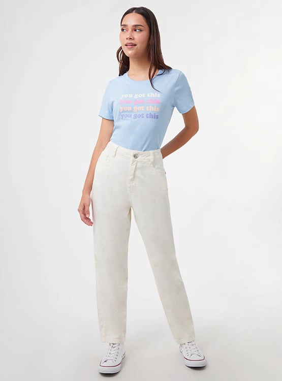 JEANS ALGODÓN MOM MUJER INDEX - 5