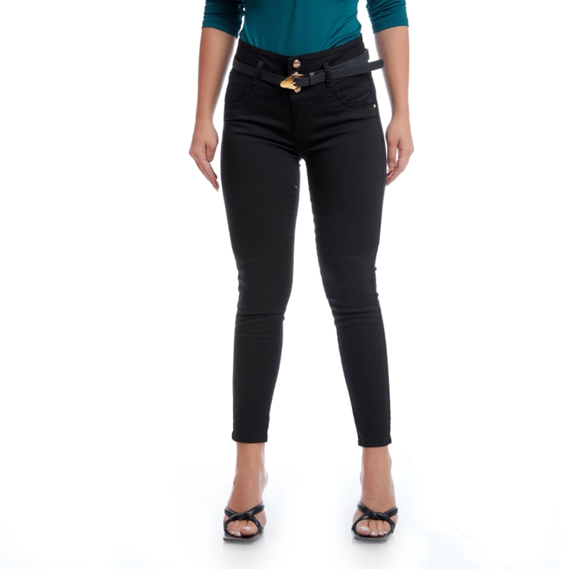 PANTALÓN ALGODÓN SKINNY MUJER METAL JEANS KITTY - 1