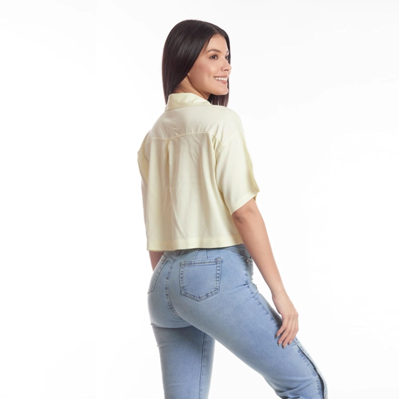 BLUSA MANGA 3/4 MUJER METAL JEANS BLENDA - 3