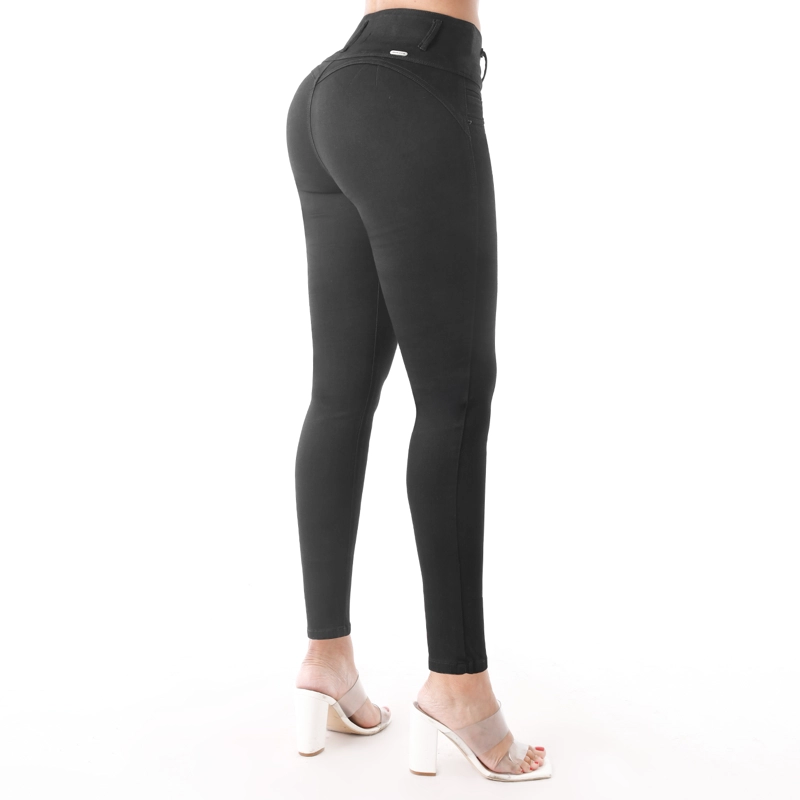 JEAN SKINNY MUJER KANSAS NEGRO BOOM - 3
