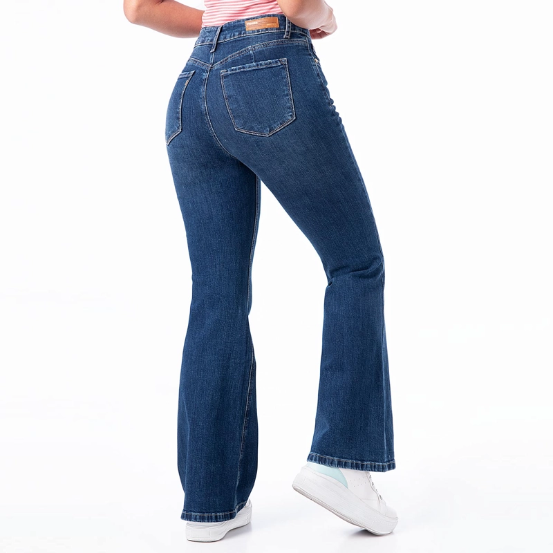 JEANS FLARE MUJER PIONER HALLYH - 3