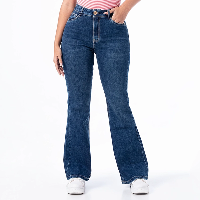 JEANS FLARE MUJER PIONER HALLYH - 4