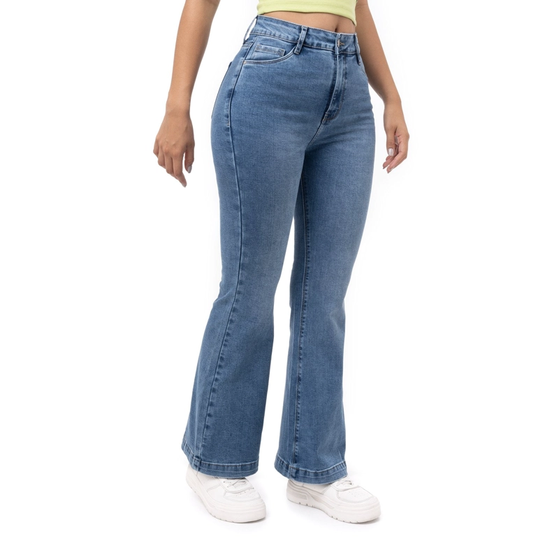 JEANS FLARE MUJER PIONER HALLYH - 2