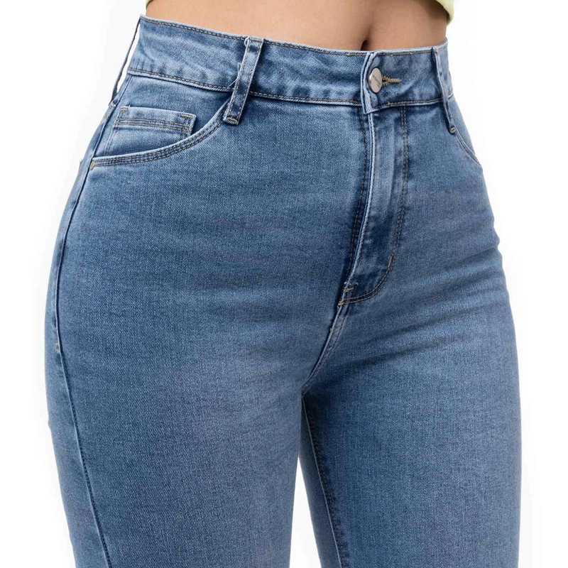 JEANS FLARE MUJER PIONER HALLYH - 5
