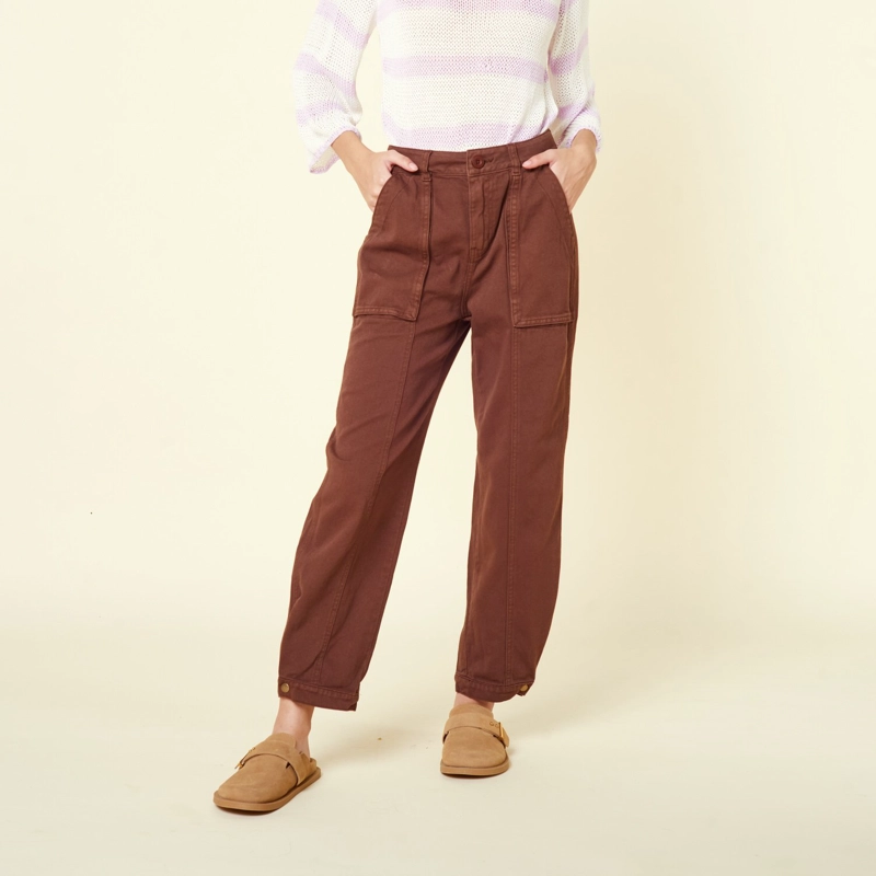 PANTALÓN ALGODÓN CULOTTE MUJER EXIT ESTEFANIA - 1