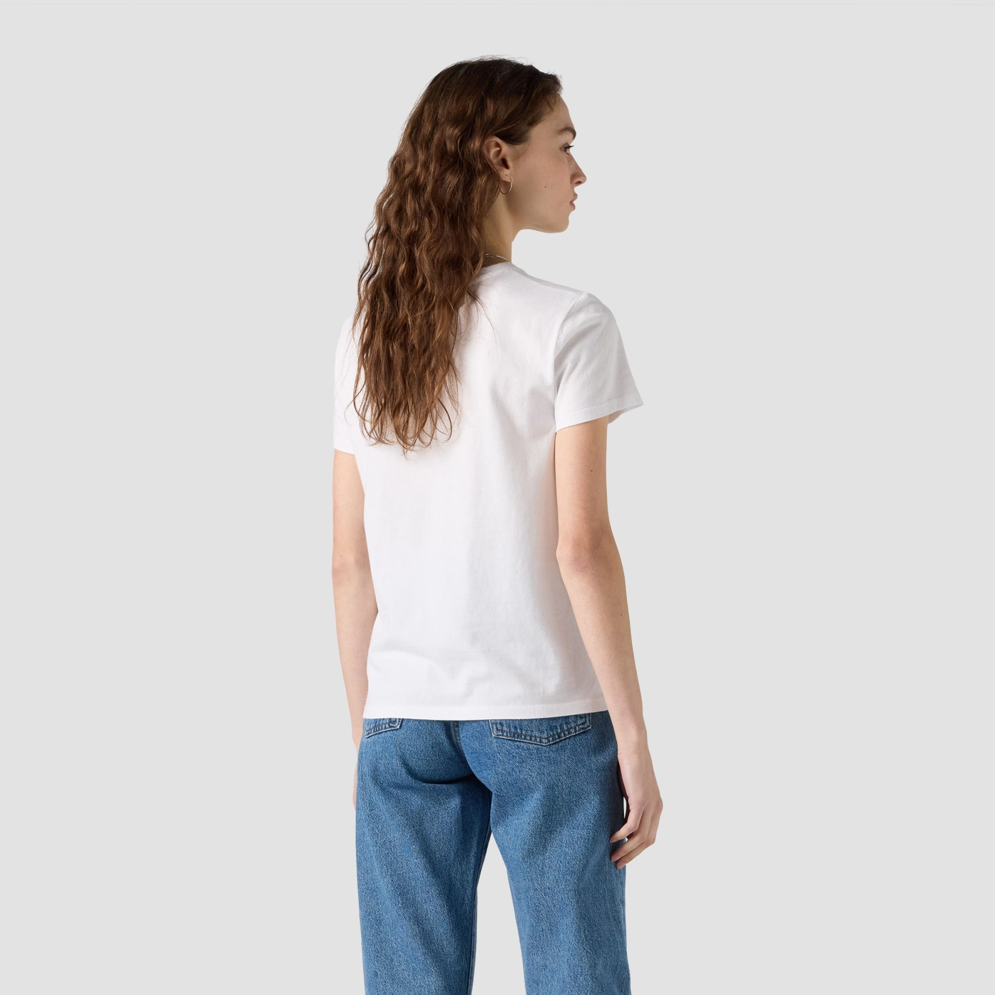 POLO MANGA CORTA ALGODÓN MUJER LEVI'S BLANCO PERFECT TEE - 2