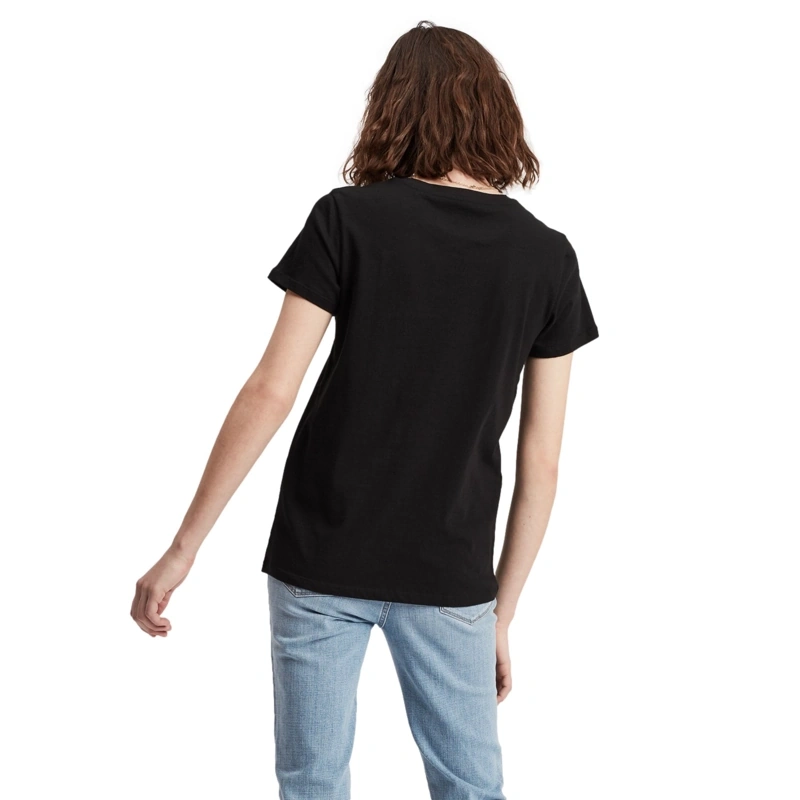 POLO MANGA CORTA ALGODÓN MUJER LEVI'S NEGRO PERFECT TEE - 2