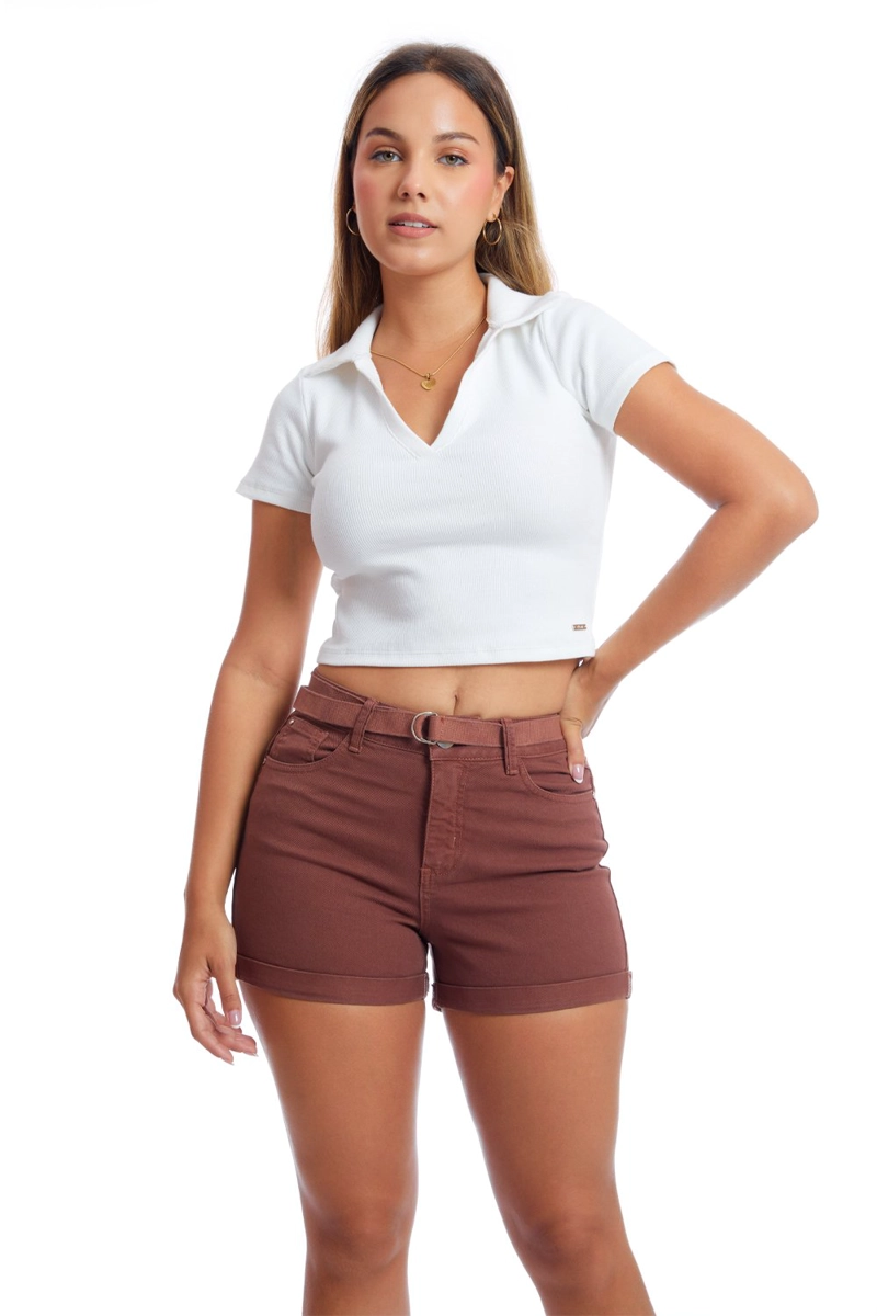 POLO ALGODÓN MUJER METAL JEANS CAMISERO SAMI - 1