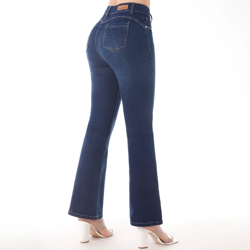 JEAN FLARE MUJER KANSAS PUSH UP - 3