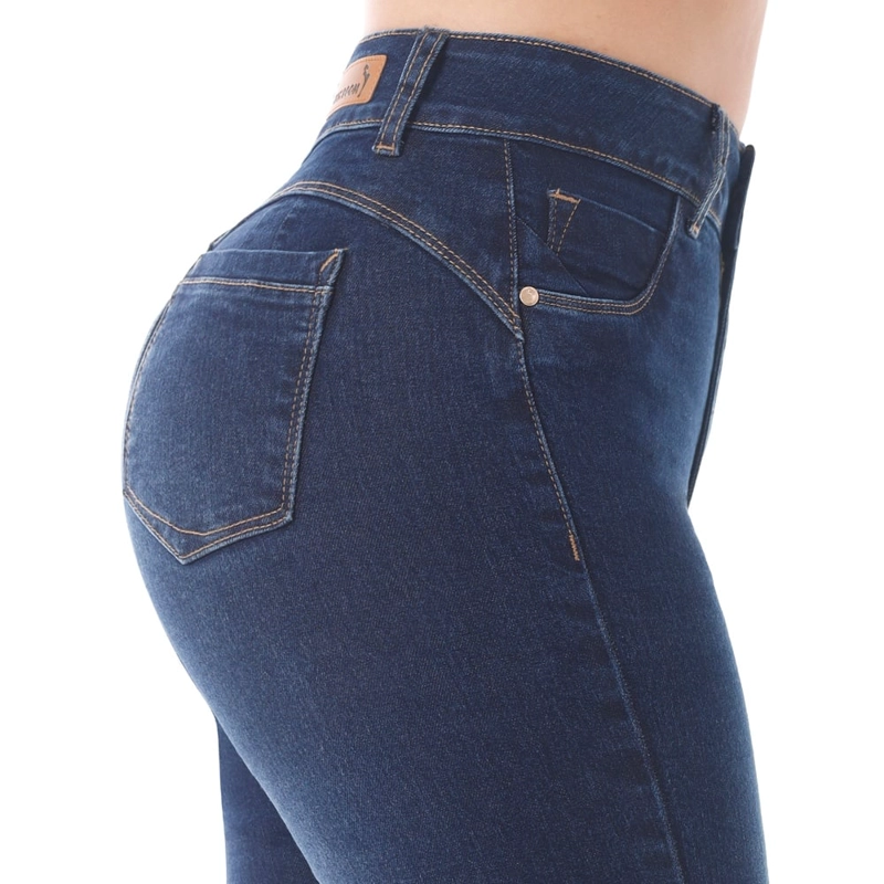 JEAN FLARE MUJER KANSAS PUSH UP - 4