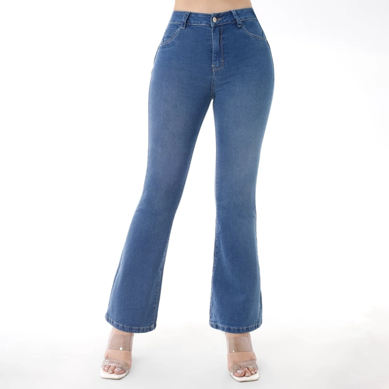 JEAN FLARE MUJER KANSAS PUSH UP - 1