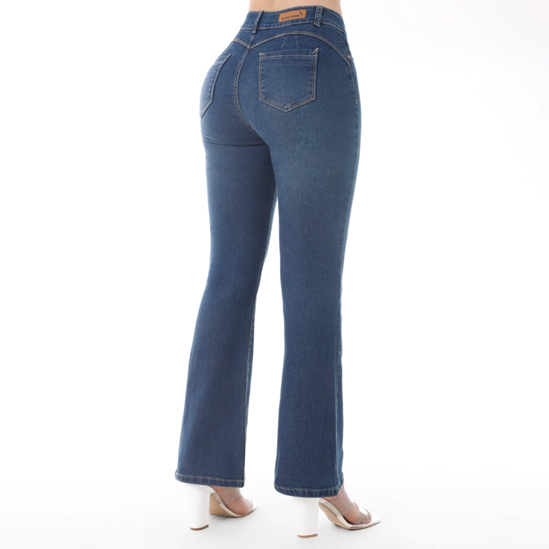 JEAN FLARE MUJER KANSAS PUSH UP - 3