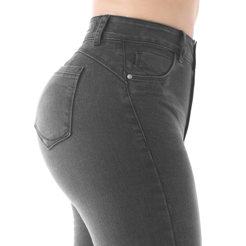 JEAN FLARE MUJER KANSAS PUSH UP - 4