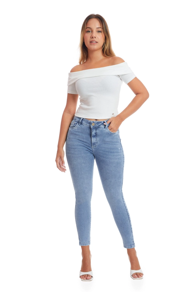 JEAN SKINNY MUJER METAL JEANS ANGELA - 4