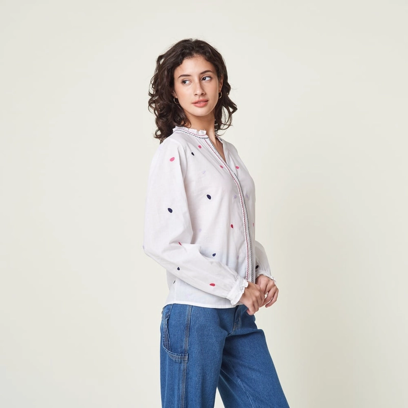 BLUSA ALGODÓN MUJER EXIT JAEL - 2