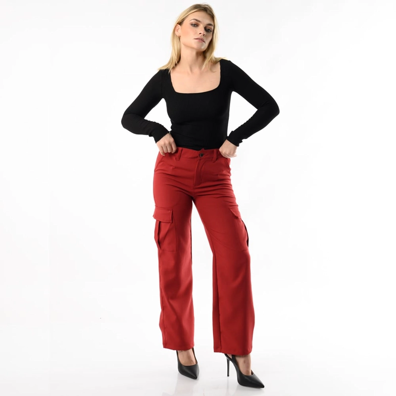 PANTALÓN URBANO RECTO MUJER BLACKOUT CARGO SUIT - 4