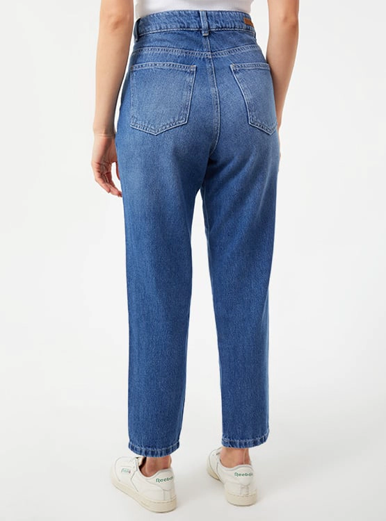 JEANS ALGODÓN MOM MUJER INDEX - 2