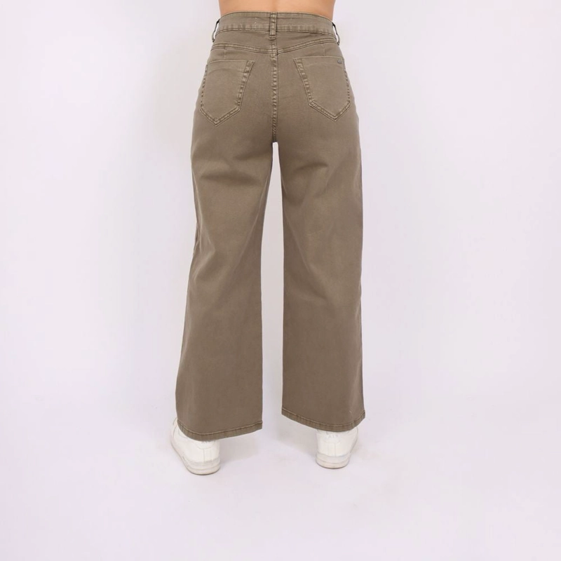 PANTALÓN MUJER KAYRA POBLET PERFECT FIT STRAIGHT COMFY CROP - 3