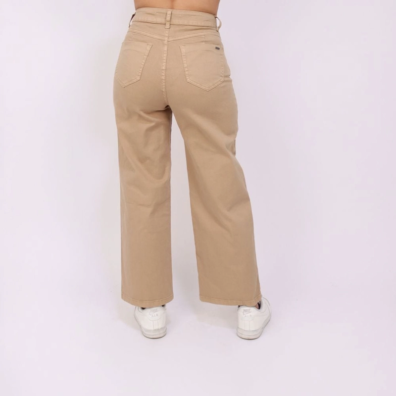 PANTALÓN MUJER KAYRA POBLET PERFECT FIT STRAIGHT COMFY CROP - 3
