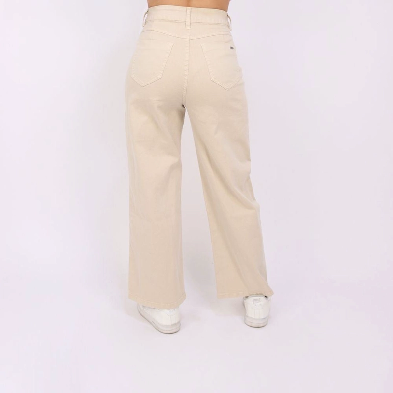 PANTALÓN MUJER KAYRA POBLET PERFECT FIT STRAIGHT COMFY CROP - 3