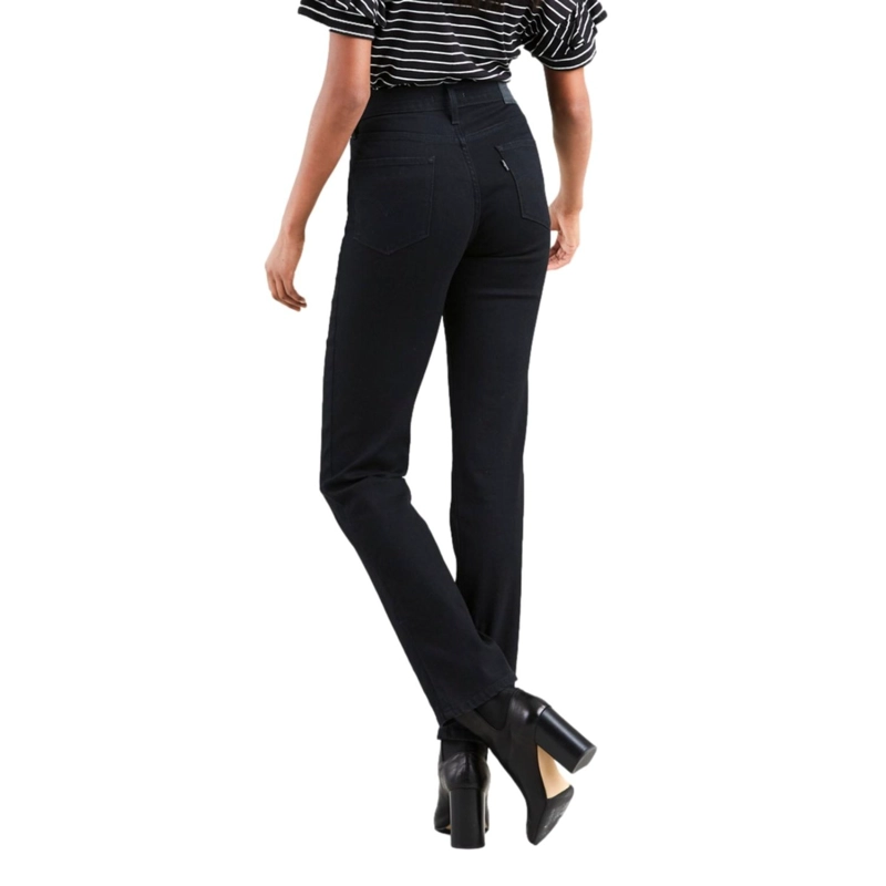 JEANS RECTO MUJER LEVI'S NEGRO 724 HIGH RISE STRAIGHT 18883-0016 - 3