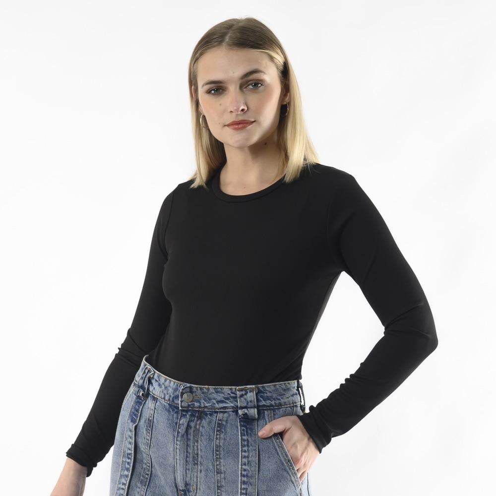 BODY MANGA LARGA ALGODÓN MUJER BLACKOUT HANNA