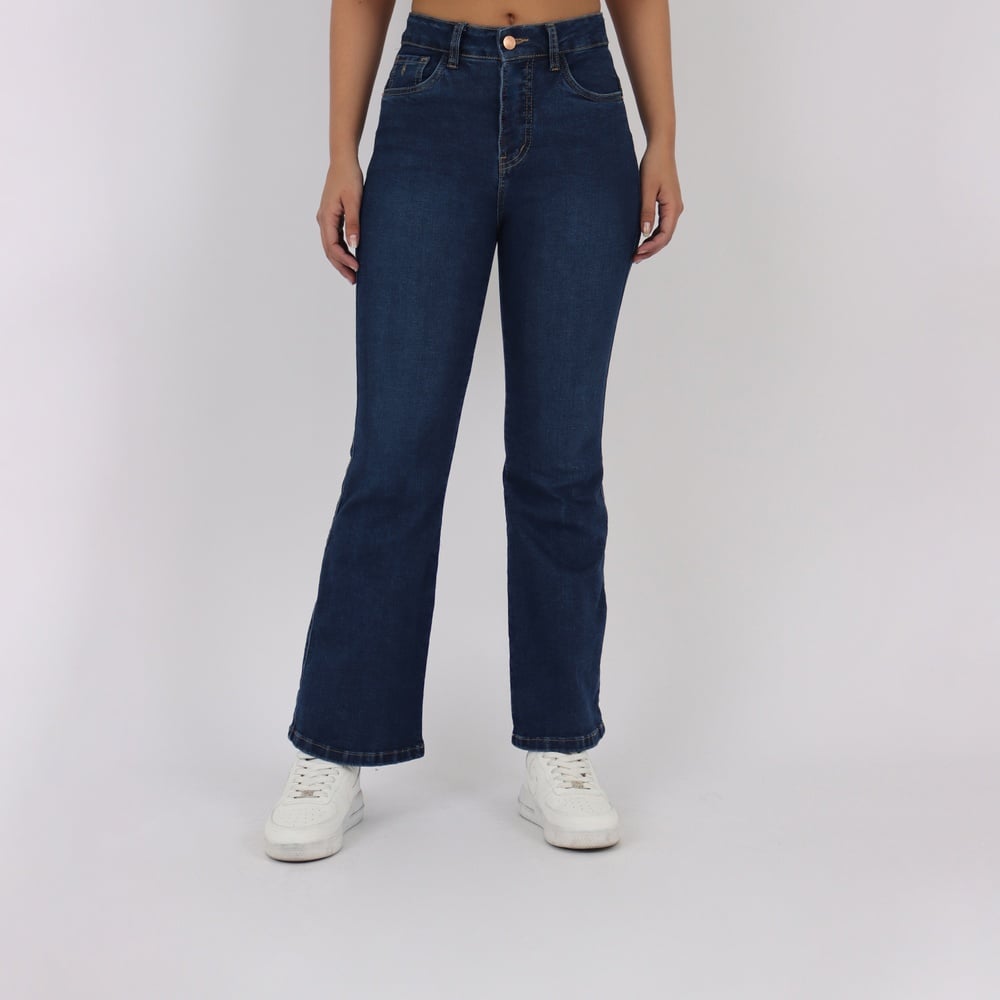 JEANS FLARE MUJER KAYRA POBLET PERFECT FIT PUSH UP - 1