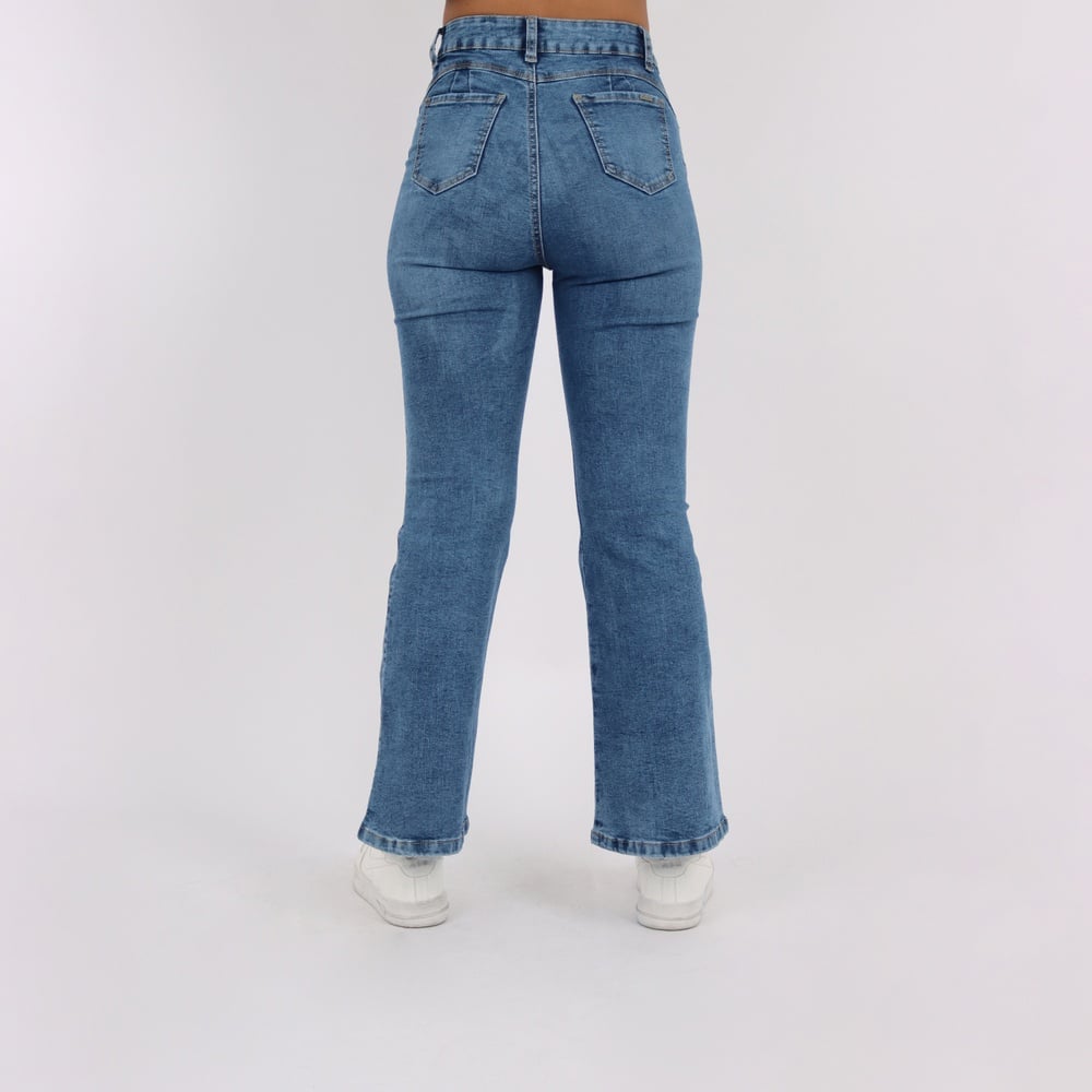 JEANS FLARE MUJER KAYRA POBLET PERFECT FIT PUSH UP - 3