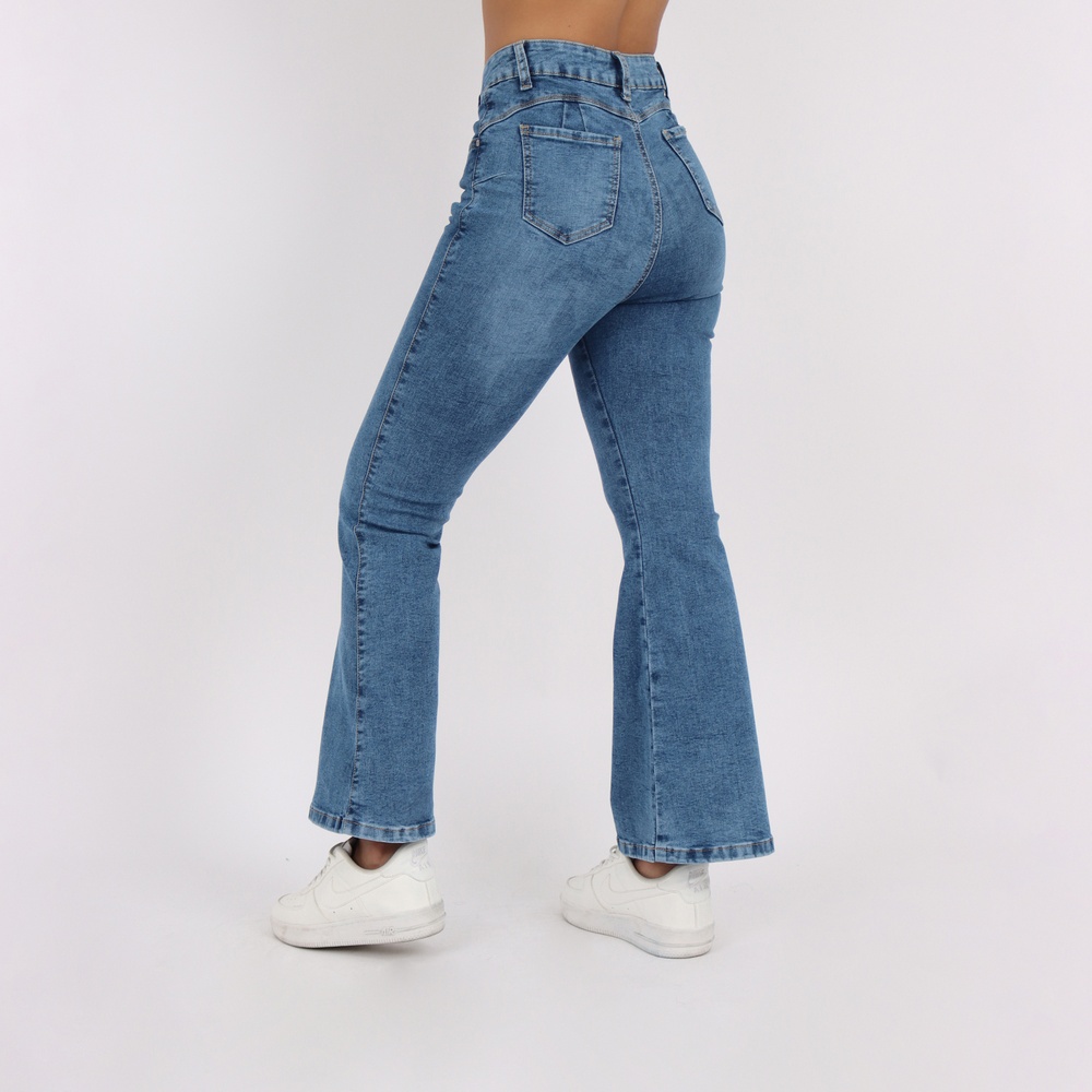 JEANS FLARE MUJER KAYRA POBLET PERFECT FIT PUSH UP - 2