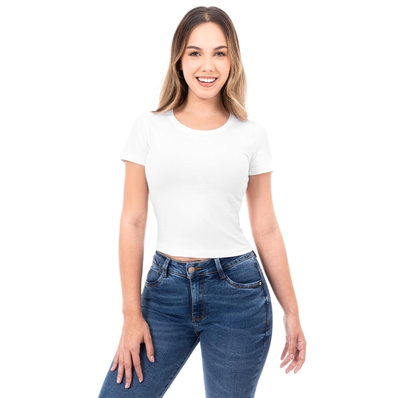 POLO MANGA CORTA MUJER SQUEEZE CROP MELLSS - 1
