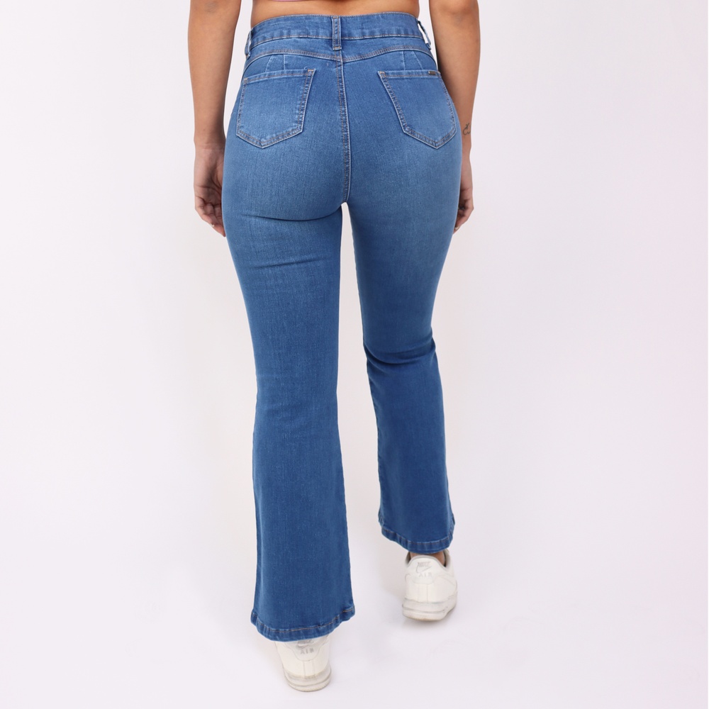 JEANS FLARE MUJER KAYRA POBLET PERFECT FIT PUSH UP - 3