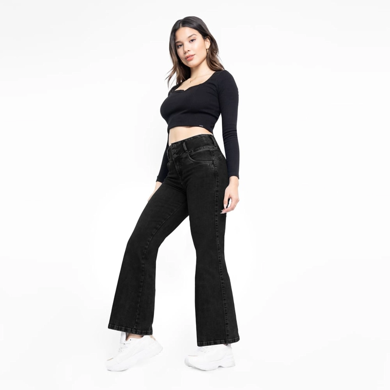 JEANS FLARE MUJER BRONCO SALET - 5