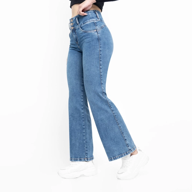 JEANS FLARE MUJER BRONCO SALET - 2